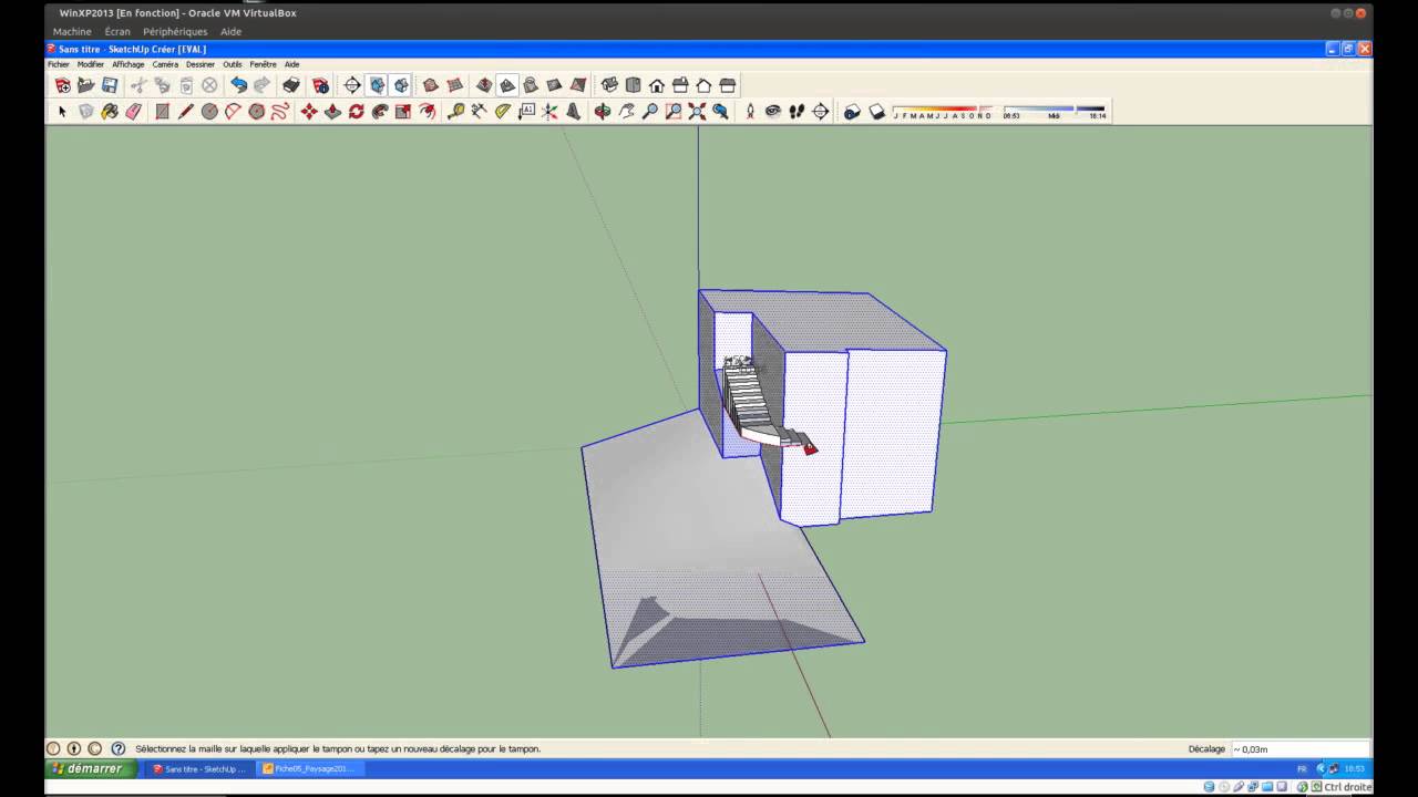 Sketchup - Tamponner une surface